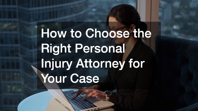 How to Choose the Right Personal Injury Attorney for Your Case